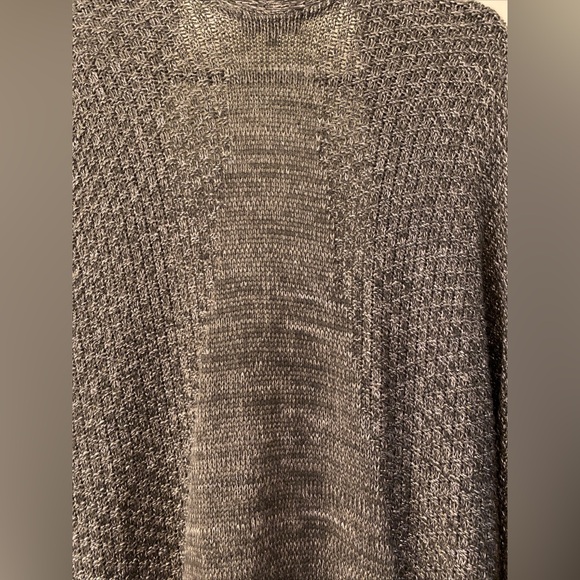 Sympli Long Gray Long-Sleeve Open-Front Duster Cardigan - Picture 5 of 6